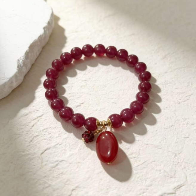 천연 원석팔찌 행운 비즈 남녀공용 액운막이