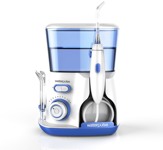 워터플러스 V300 구강세정기, 푸른색, WaterPulse