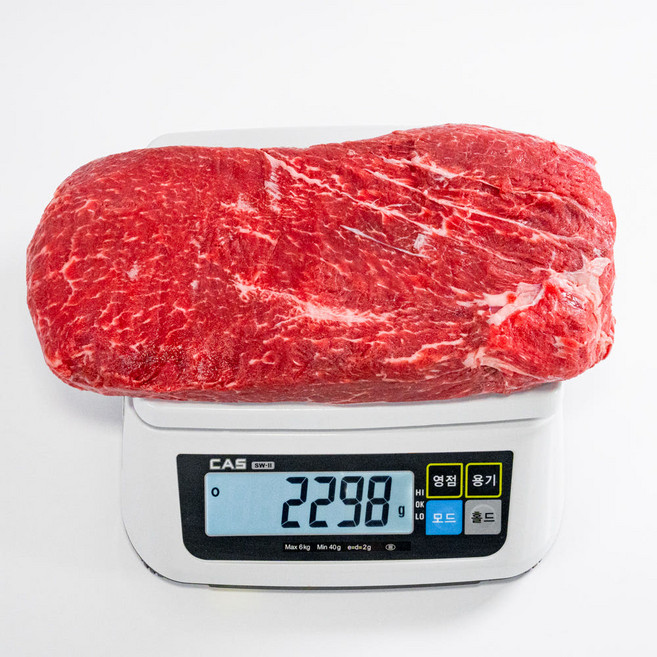 수입 소고기 부채살 원육 헬스 단백질 식단 (냉동), 2.2kg, 5개