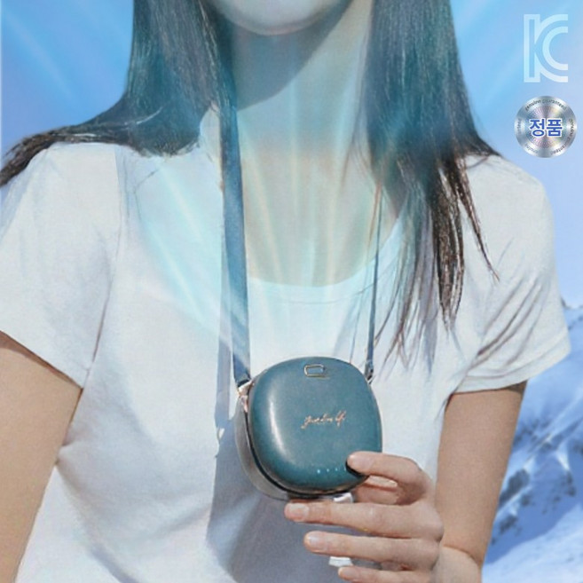 [급속냉각] 카닐로 목걸이 허리 벨트형 선풍기 C타입, 클린화이트