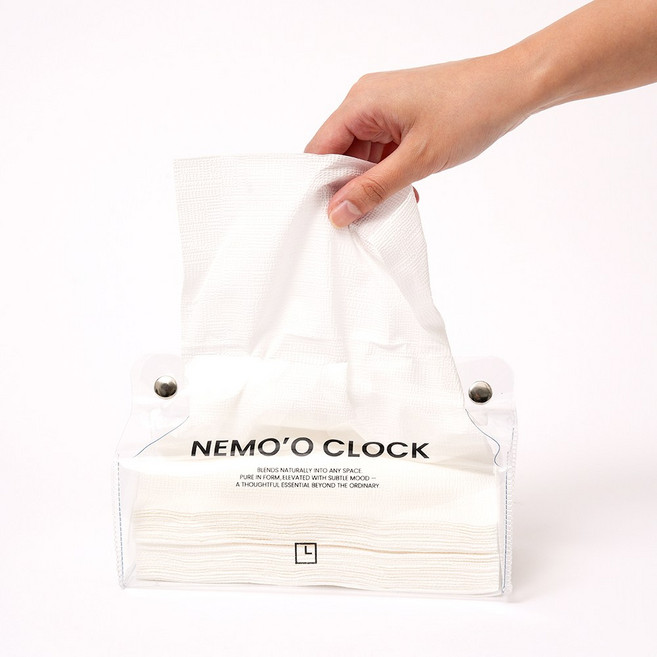 핸드타올 디스펜서 뽑아쓰는 케이스 무타공 리필 홀더, 2개, 기본형