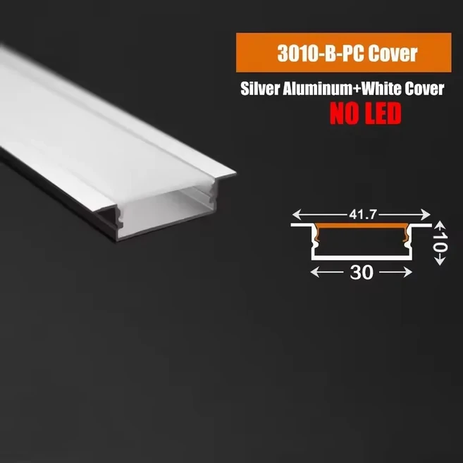 Trimless Recessed 곡선 LED 알루미늄 프로파일 구부릴 수 있는 숨겨진 천장 채널 소프트 커버 벽 바닥 장, 03, 0.5mx1pcs, 1개