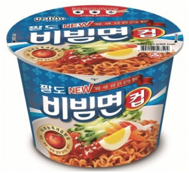 팔도비빔면 컵 115g, 4개