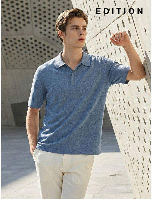 에디션 기능성 쿨링 반팔 카라 티셔츠 (NEE2TT1601)