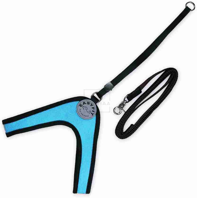 엠비아샵1 이지핏 하네스 셋트 아쿠아 S 반려견하네스, 1개