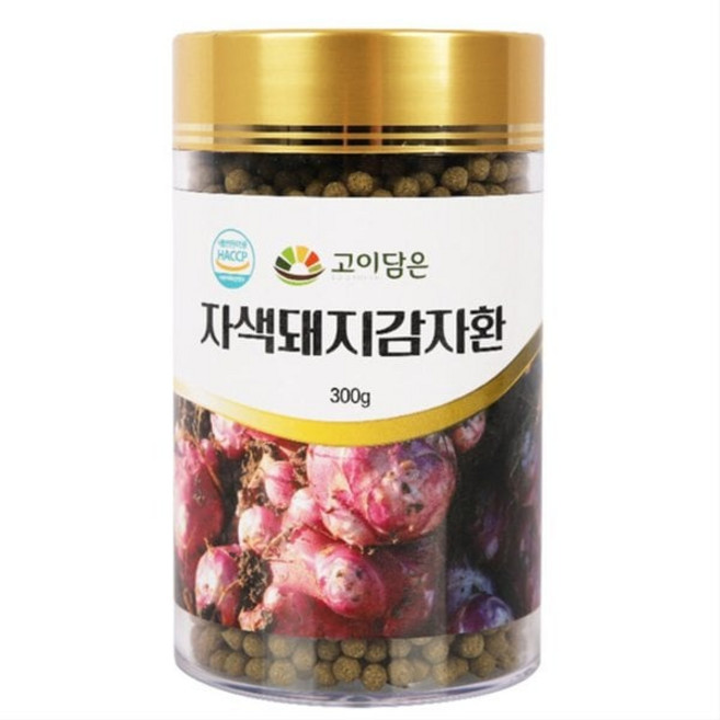 국내산 자색 돼지감자 환 300gx10병 뽕잎 혈당 관리 부모님 어르신 건강 명절 선물 수험생, 300g, 1개