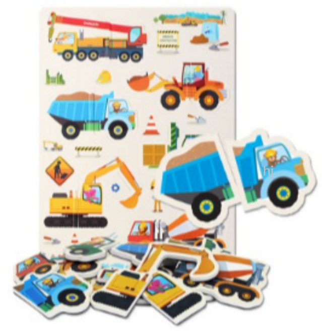 아리아띠 두조각 자석 판퍼즐, 50개, 12피스