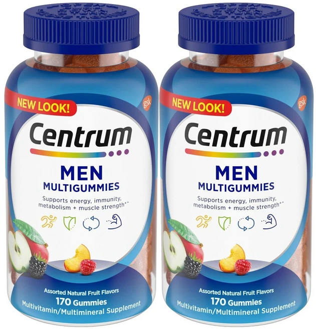 센트룸 남성 종합영양제 170구미 1+1, 170정, 2개 - 쿠팡