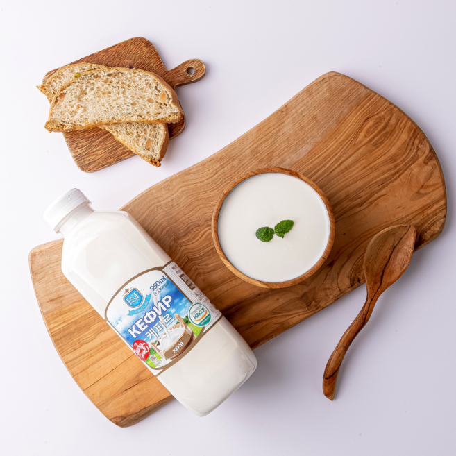 [러시아 프리미엄 케피르] 농후 발효유 플레인 요거트, 1개, 950g