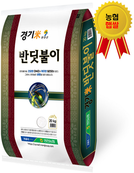 25년산 햅쌀 남토북수 반딧불이쌀 연진미 백미 당일도정 경기미, 20kg, 1개