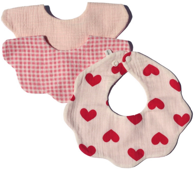 예스베베 사계절용 아기 턱받이 3종 세트