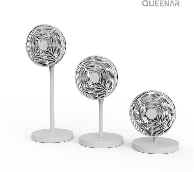 퀸나 포켓 써큘레이터 탁상 선풍기, 화이트