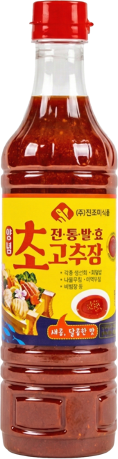 진조미 양념 초고추장 1kg x 2개 회 초장 비빔장 무침