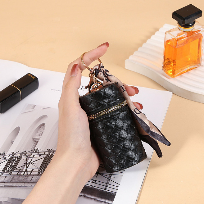 여성 가방장식 키링 키홀더 5종set, 블랙, 1개