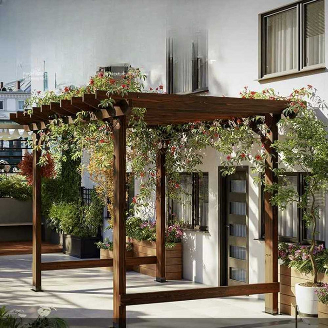 정원 마당 등나무 포도 울타리 그늘막 정자 파라고, 복열길이3mx너비1.7mx높이2m