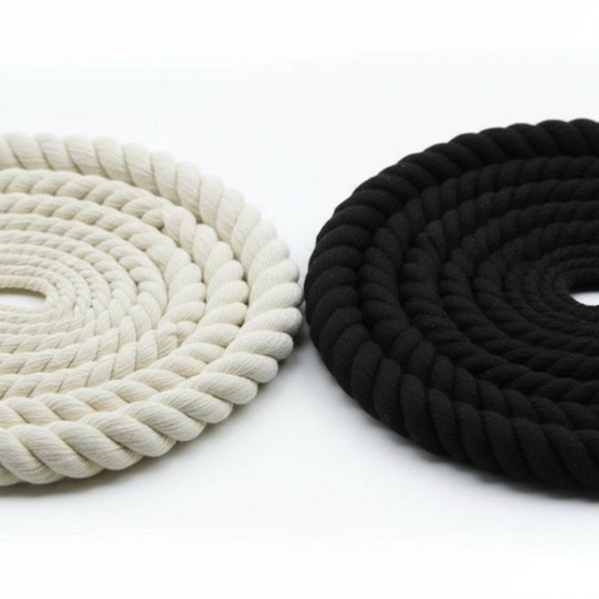 면로프 면밧줄 줄 끈 M단위판매, 본색20mm