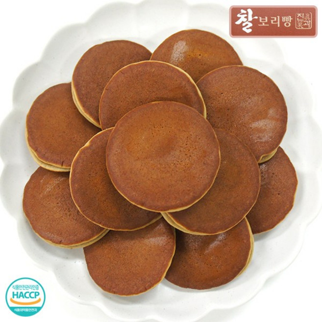 보리가득 국내산찰보리팥 무방부제 찰보리빵 80개 바르겟