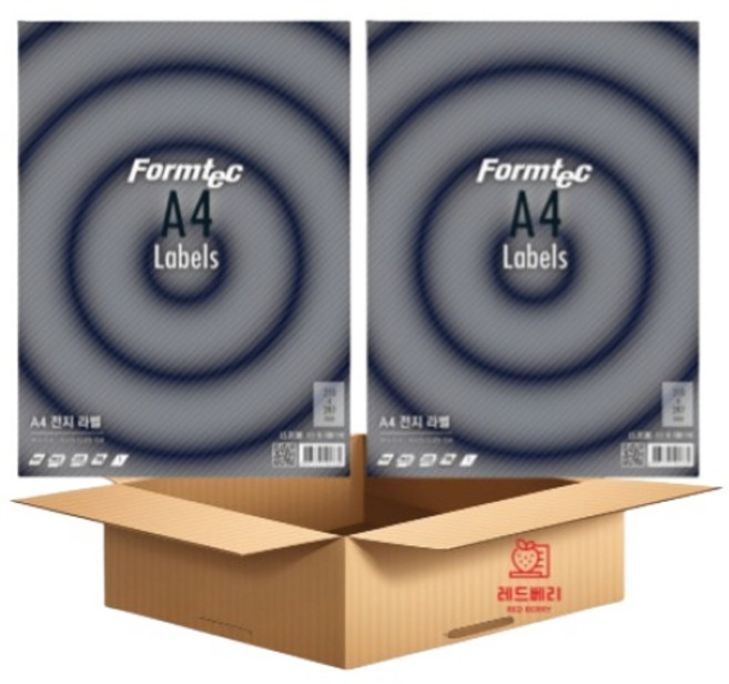폼텍 분류표기용 라벨 A4 전지 LS-3130 100매 2개 세트
