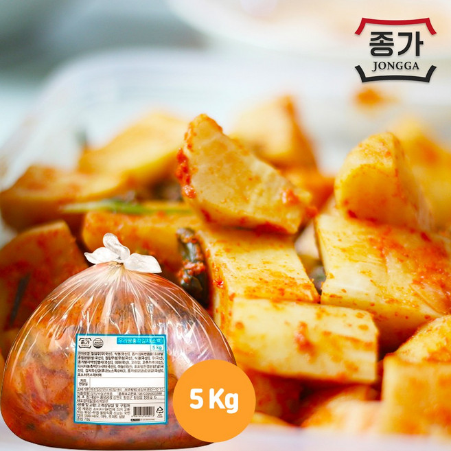 종가 총각김치 소백 5kG, 1개