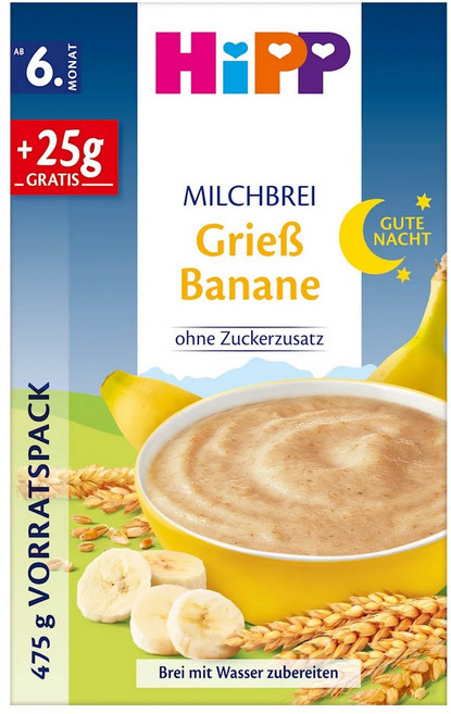 힙 이유식 이브닝죽 바나나 475g 6개월, 1개