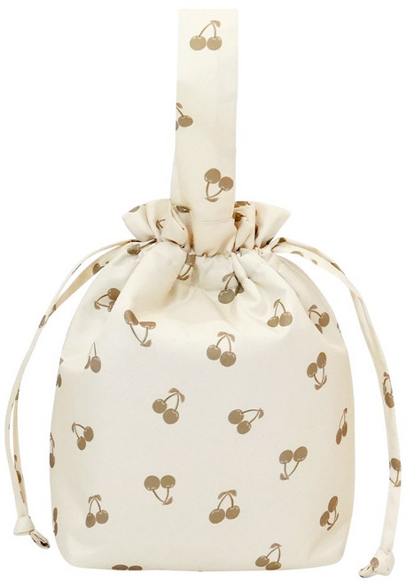 아이주 쿨러파우치 이유식가방 보냉가방 보냉파우치 미니보냉백 샐러드가방 런치백, 크림체리 쿨러파우치