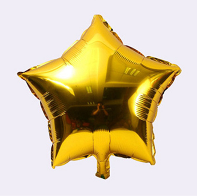 [파티지] 스파이더맨풍선 히어로풍선 모음 생일풍선 세트 배트맨 아이언맨, HR_F_별풍선_대형 (18인치)_골드