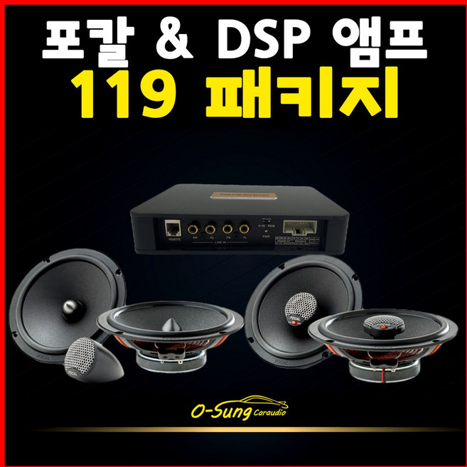 포칼 스피커 카오디오 패키지 부산 장착 무료, 1개