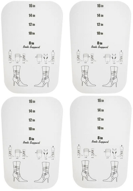 알리오마켓 잘라쓰는 부츠 롱부츠 모양유지틀 부츠보관 키퍼, 화이트, 4개