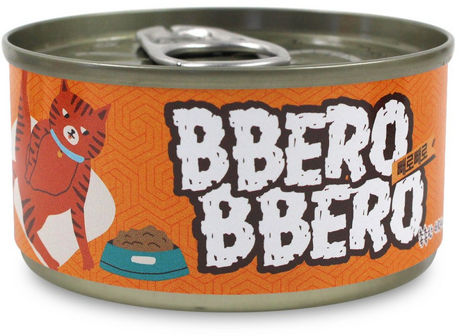 빼로빼로 그레이비캔 고양이간식, 참치+연어, 1개, 80g