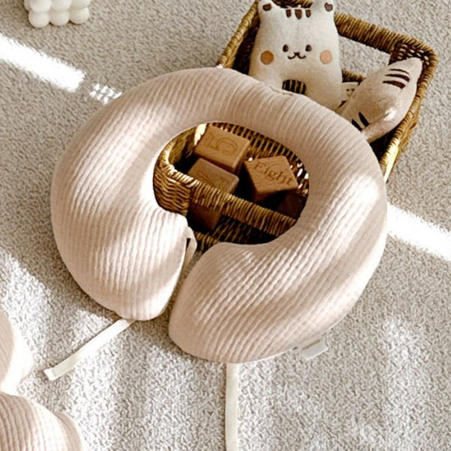 마롤로뜨 카시트 목베개 사계절 라떼 유모차 아기 목쿠션, 바닐라라떼-유모차목쿠션