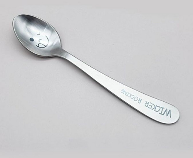 [췸이네]윙커 디저트 스푼 14.8cm 티스푼 숟가락 커트러리 푸딩스푼 커피스푼 디저트수저, 1개