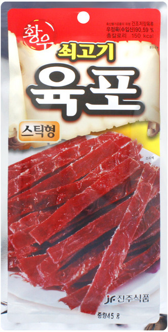황우 쇠고기 육포 [45g], 45g, 1개
