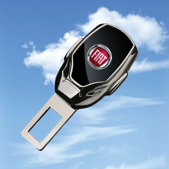 자동차 안전벨트 금속 안전벨트 액세서리 연장기 피아트 500 아바르트 판다 푼토 티포 브라보 도블로 에지, 02 1Pc