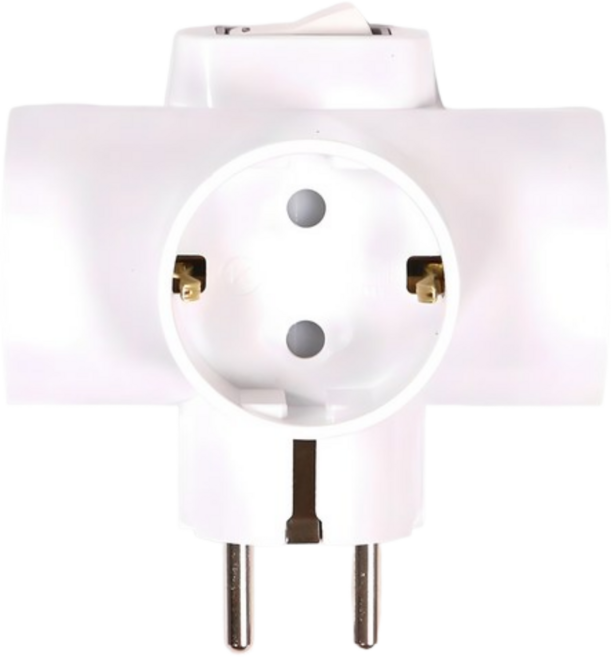 써보니 두남 스위치 T자형 멀티탭 16A 3구 T-2110, WHITE (화이트), 10개