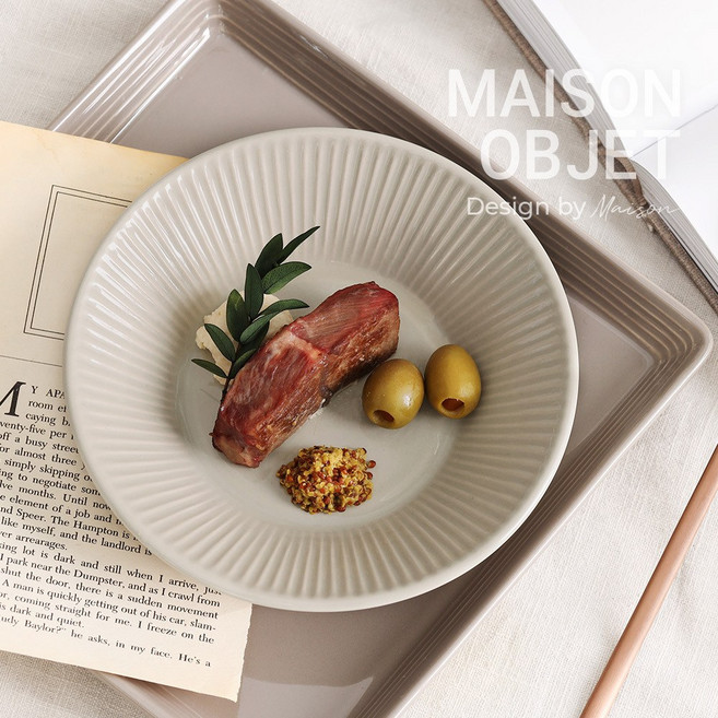 메종오브제 라이닝 찬기 대, 모카, 모카, 1개