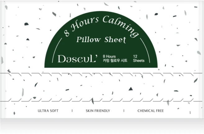 다슬 카밍 필로우 시트 저자극 민감피부 진정 무자극 무독성 비건 일회용 베개 커버 데일리커버 12매 - 쿠팡