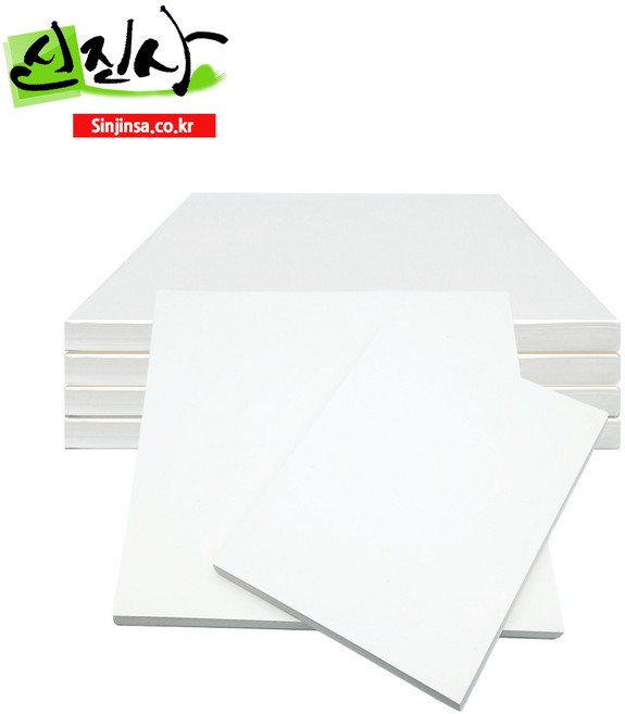 신진사 연습용 화선지 모음(신연지 백화지 송지 이합지), 이합지(두꺼운화선지)4절 100장