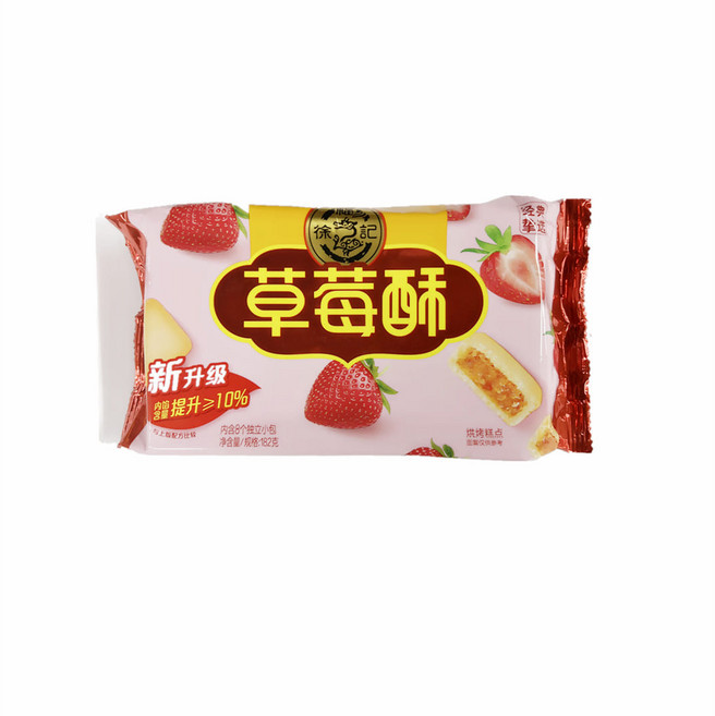 대만 펑리수 딸기맛 개별포장, 184g, 2개