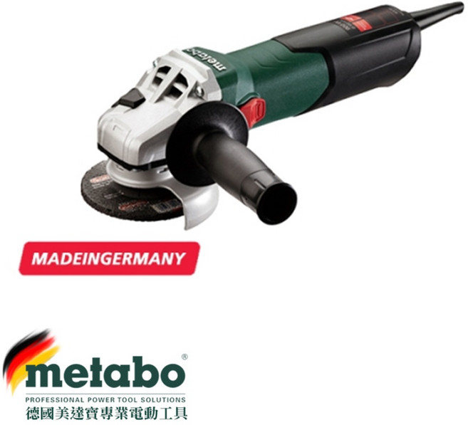 美達寶 metabo 德製四英吋砂輪機 W9-100 插電式金屬研磨切割工具, 1個