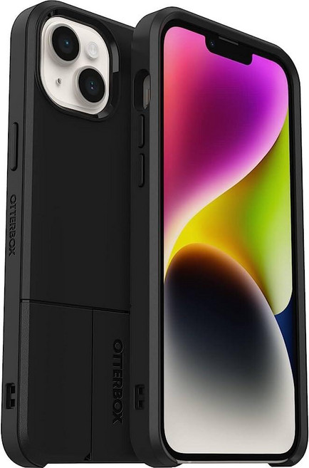 OtterBox 아이폰 16e 15 14 13 uniVERSE 시리즈 케이스 - 블랙 모듈식 액세서리 매우 매끄럽고 돌출된 가장자리가 카메라와 화면을 보호합니다(폴리백