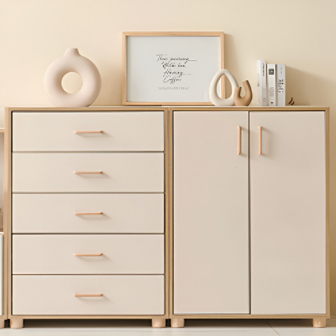 소라네상점 아임 베이비장 1600 세트 (원목발 포함), cream white