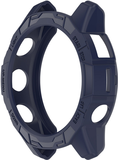 TPU 스크린 보호대 케이스 가민 에픽스 프로 페닉스 7X 51mm 소프트 엣지 쉘 커버 스마트워치 액세서리, dark blue_51MM, 01 51MM