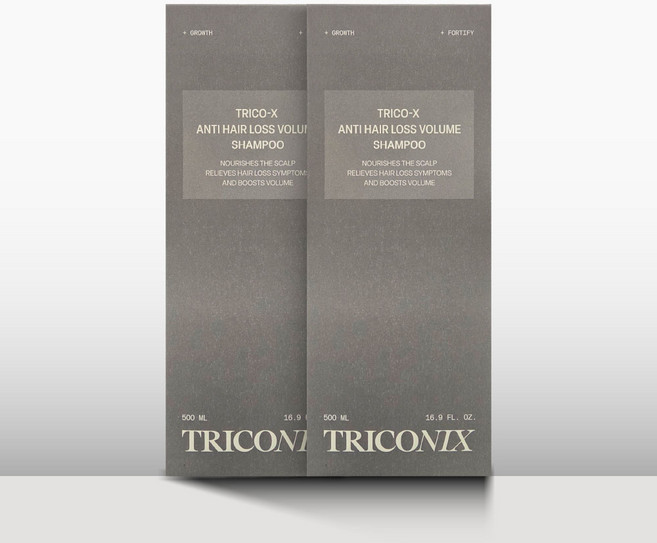 트리코닉스 트리코엑스 탈모 샴푸 500mL 지루성 탈모완화 두피건강 동안유지 저속노화 떡지지않는 탈모샴푸 풍성한모발, 2개