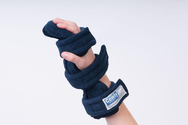 Comfy Splints 편안한 손/손목 보조기 성인 미디엄 커버 1개 포함, Comfy Splints 편안한 손/손목 보조기, 성인
