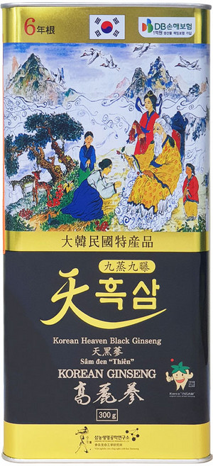 삼농생명공학연구소 6년근 천흑삼 10뿌리 300g, 1개