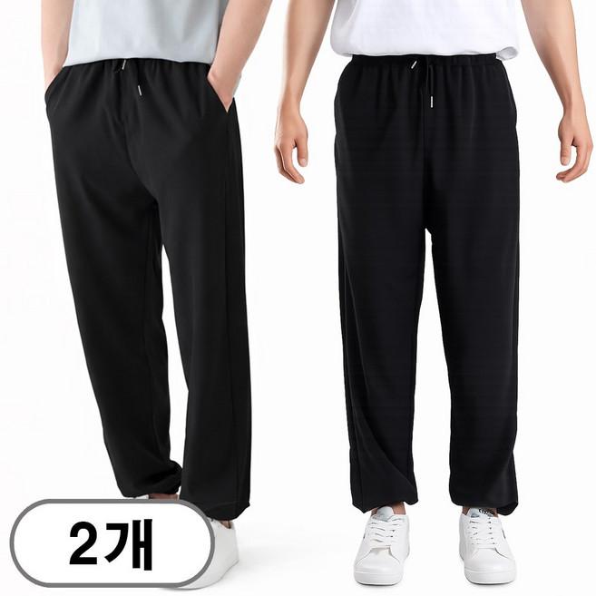 1+1 차쿠 남성 여름 바지 조거팬츠 여름 쿨바지 트레이닝팬츠