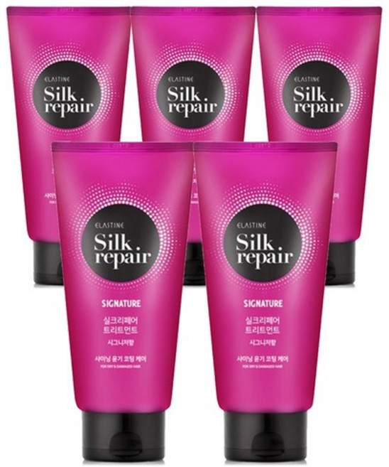 엘라스틴 실크리페어 트리트먼트 시그니처, 300ml, 5개