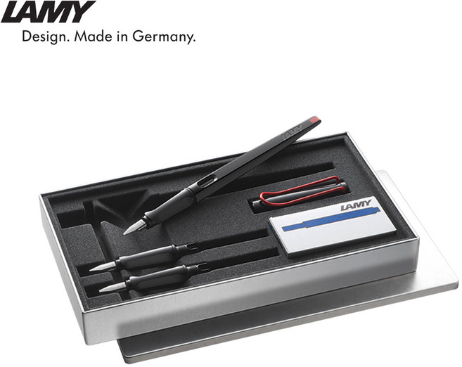 라미 조이 만년필 세트, 조이블랙, 캘리용1.9mm