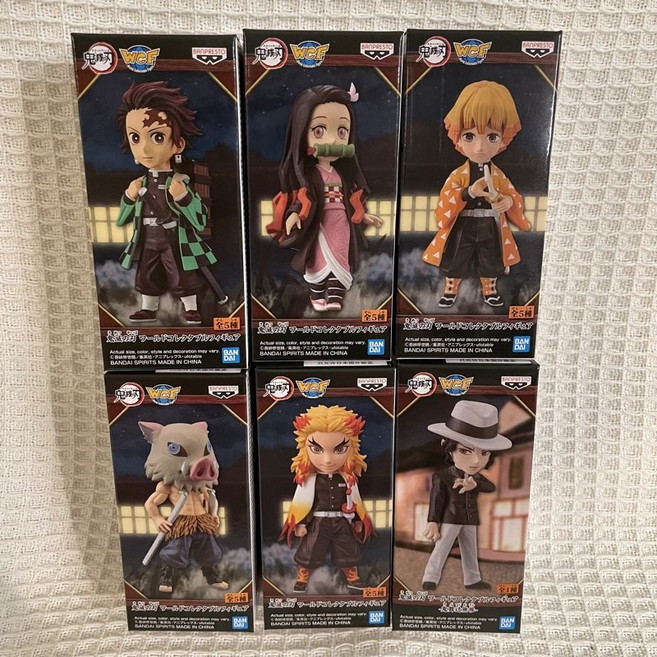 BANPRESTO 鬼滅之刃 WCF 景品 公仔 vol.1 炭治郎 禰豆子 善逸 伊之助 煉獄杏壽郎, 1個, D