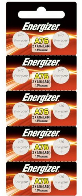 LR44A76 수은전지 2개입씩 5개세트 에너자이저 _ 69649EA, 1, 2개입